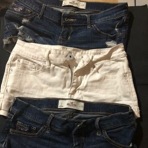 Lot of 3 pairs shorts Hollister 1